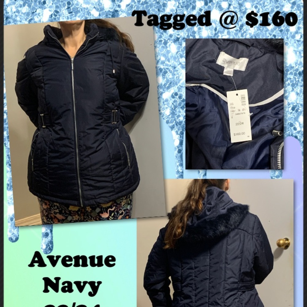 Navy Winter coat